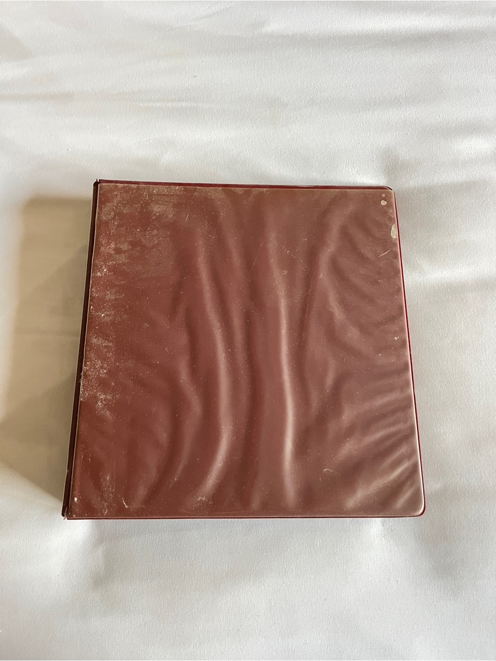 Samsill Maroon 3-Ring Binder 1.5” Spine 1” Round Ring Inside Pocket